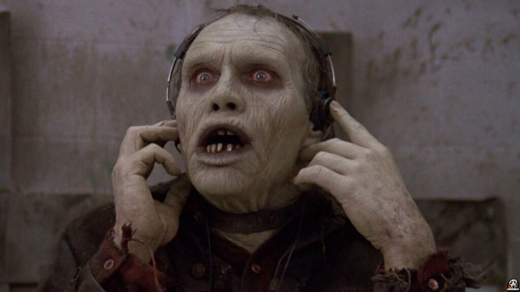 Bub the zombie everyone loves from Day of the Dead 1985 Romero Film.