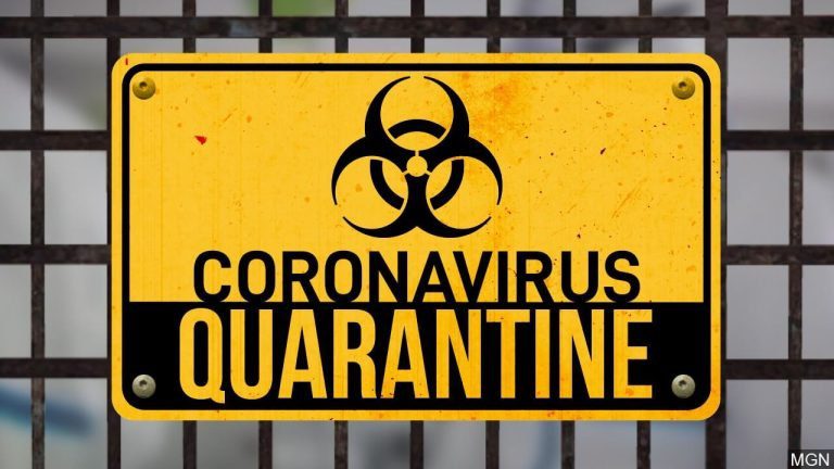 Coronavirus Bio-hazard warning sign