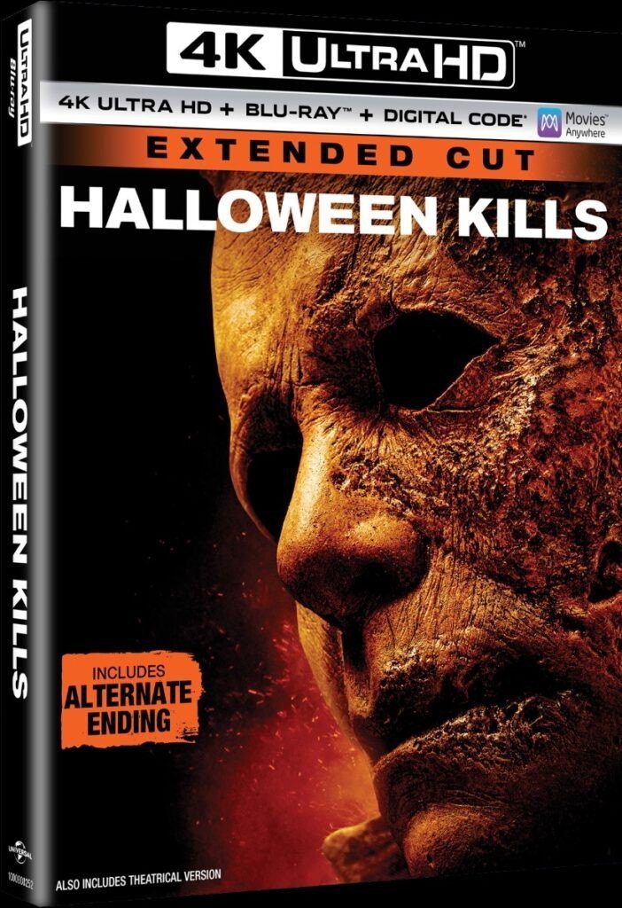 Halloween Kills Extended Blu Ray Cover
