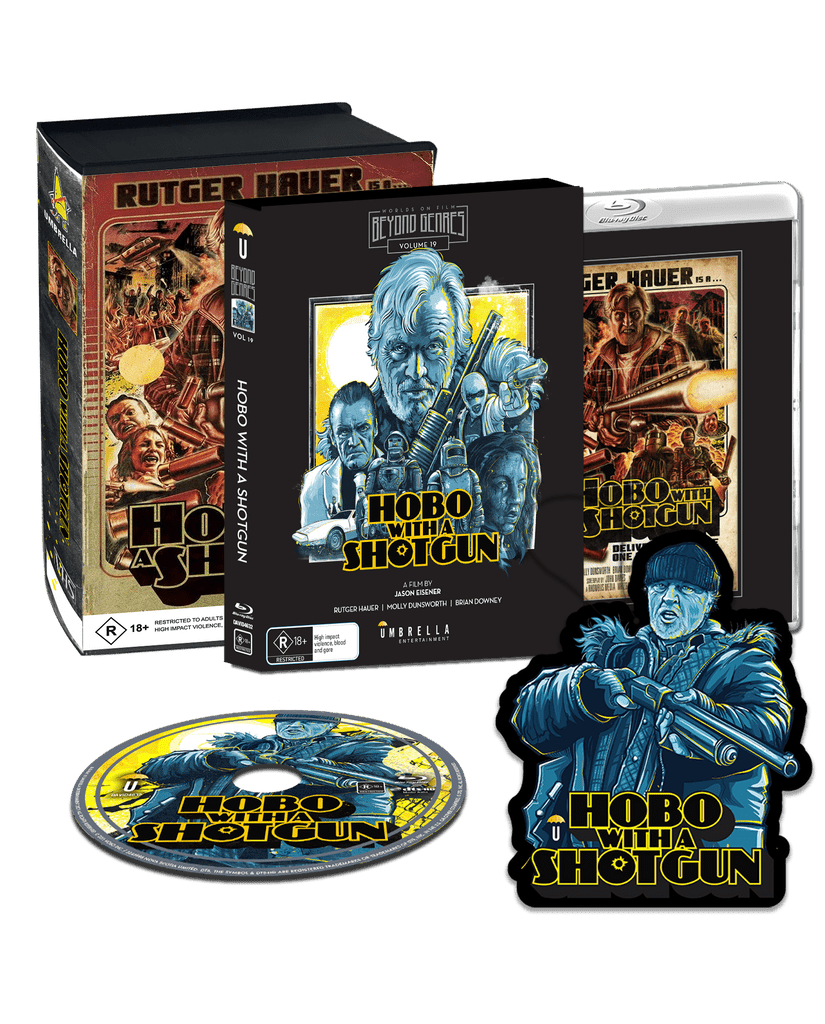 Hobo With a Shotgun Blu Ray Kit