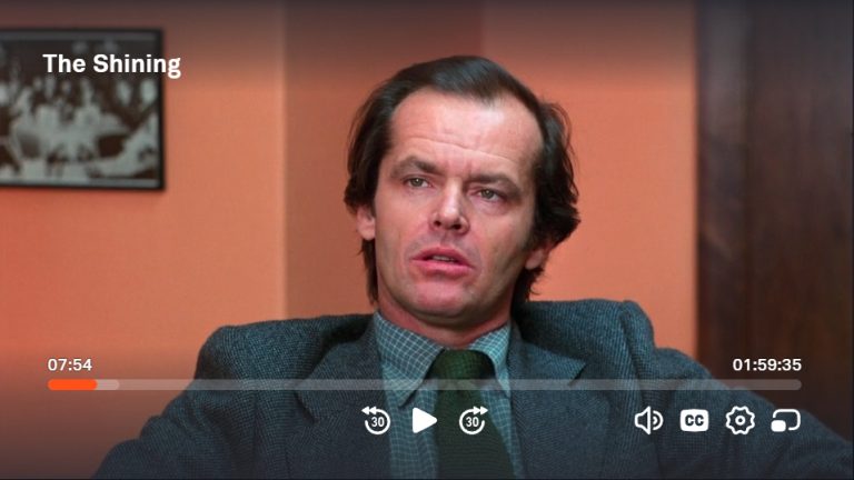 Watch The Shining a legendary horror movie for free right here.