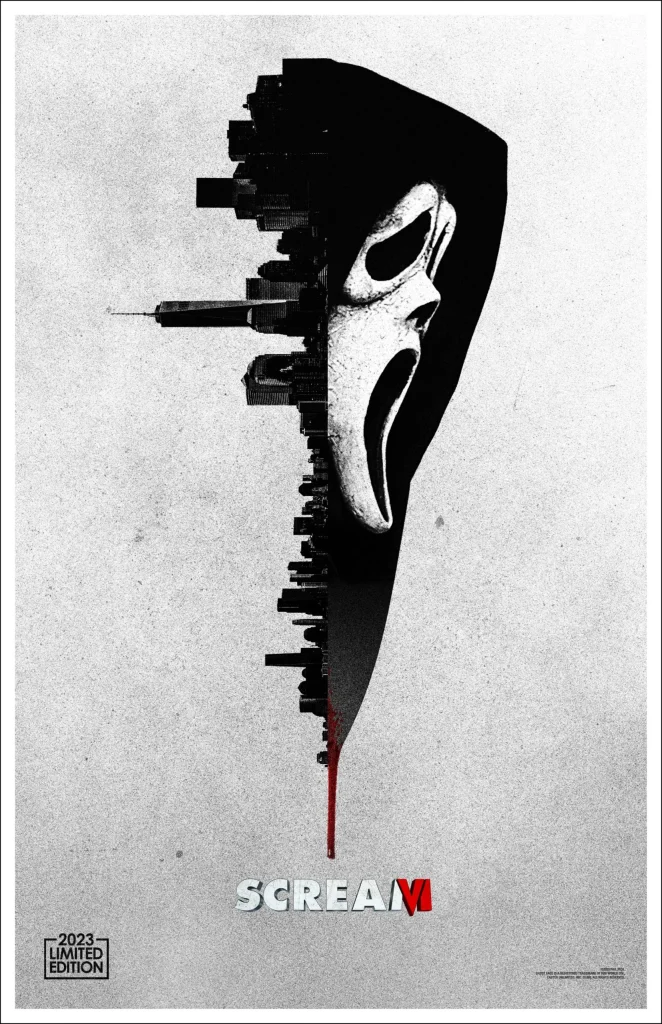Scream VI poster is free with purchase of 3D tickets