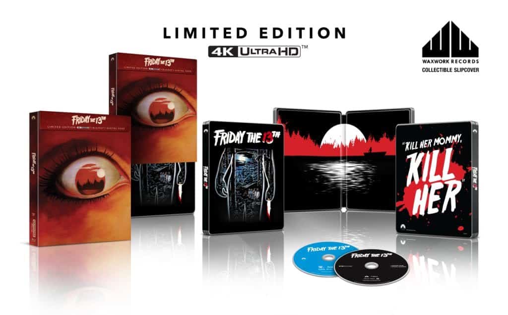 Friday the 13th 4K remaster on limited edition steel book
