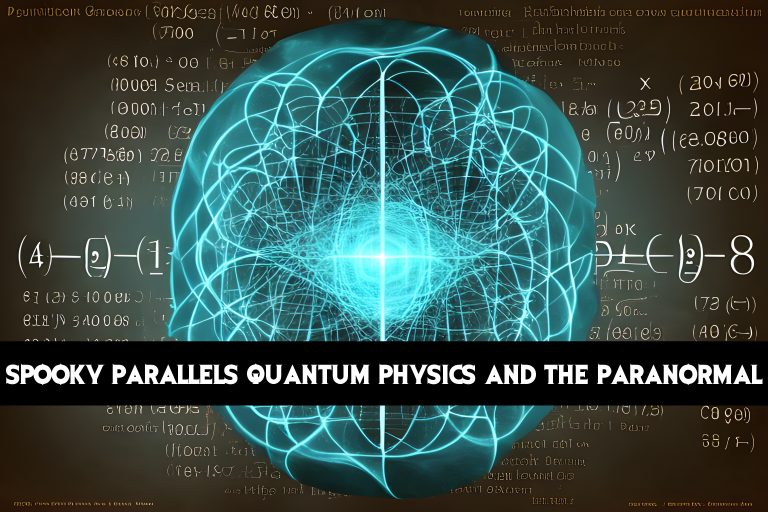 A scientist studying equations modeling paranormal phenomena