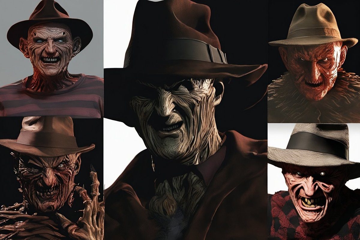 Wes Craven's New Nightmare Freddy Collage