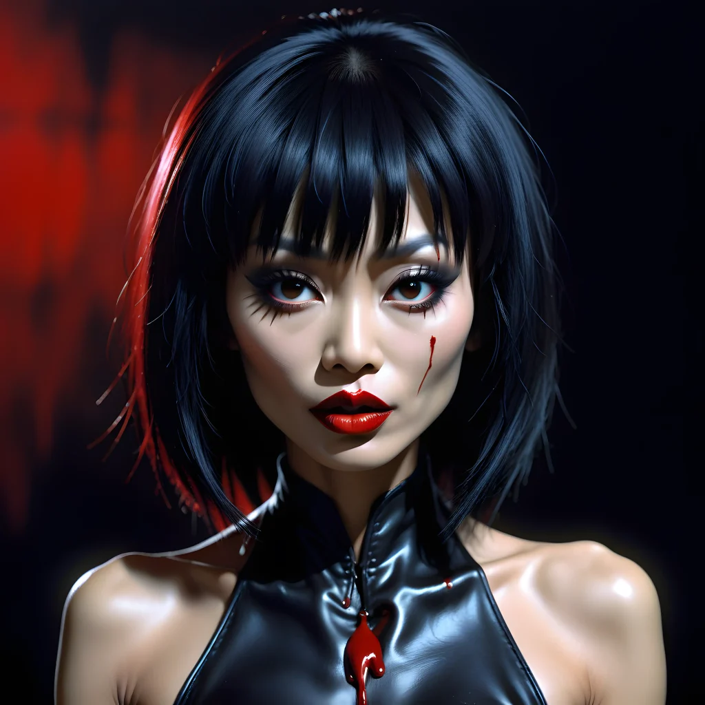 Myca character played by Bai Ling