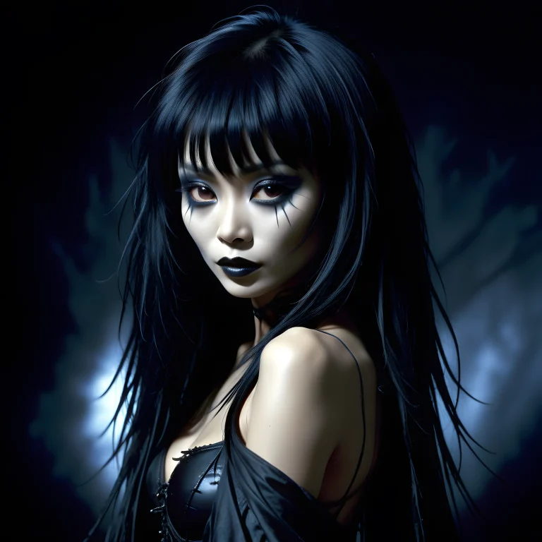 Bai Ling and Her Crow Character Myca