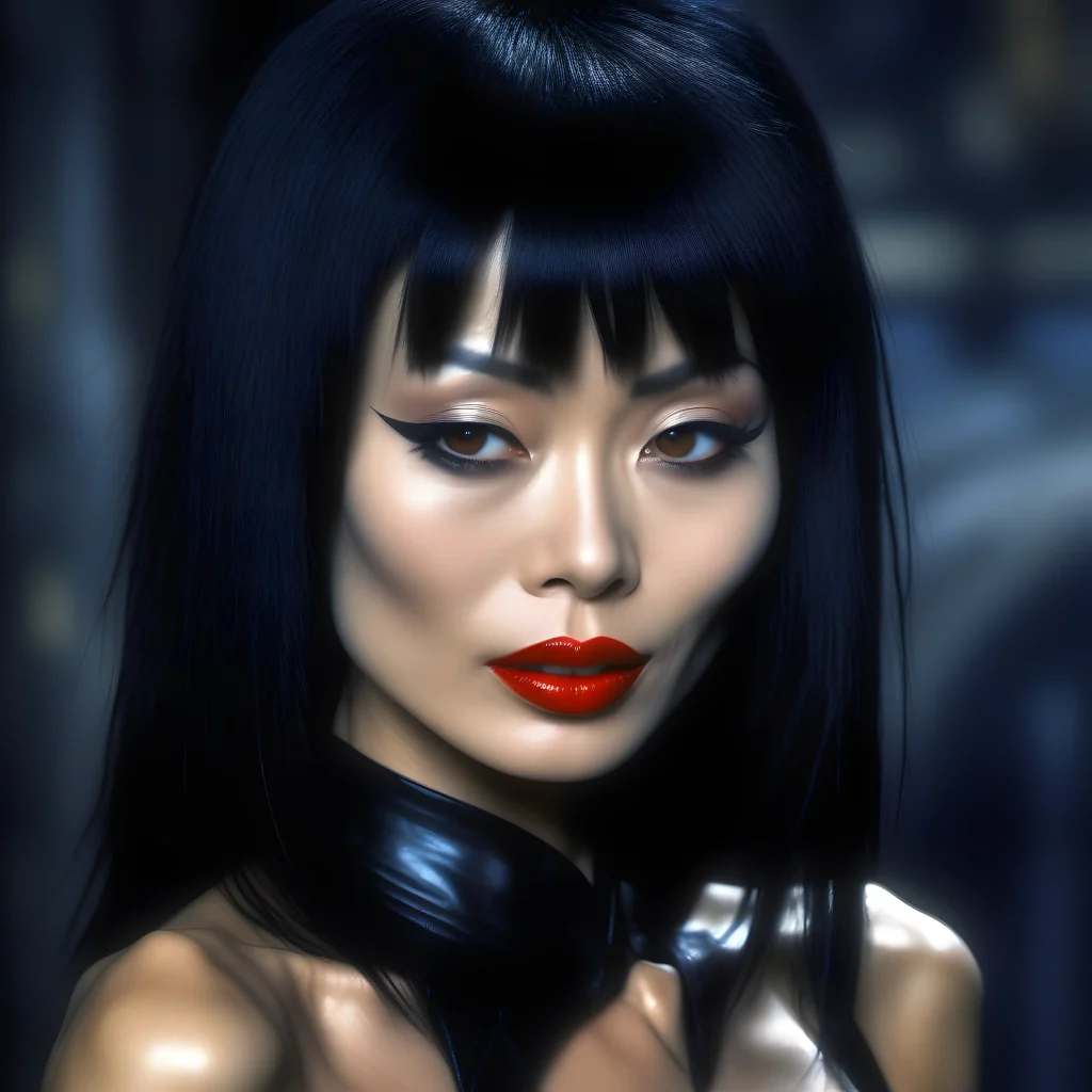 Bai Ling and Her Crow Character Myca