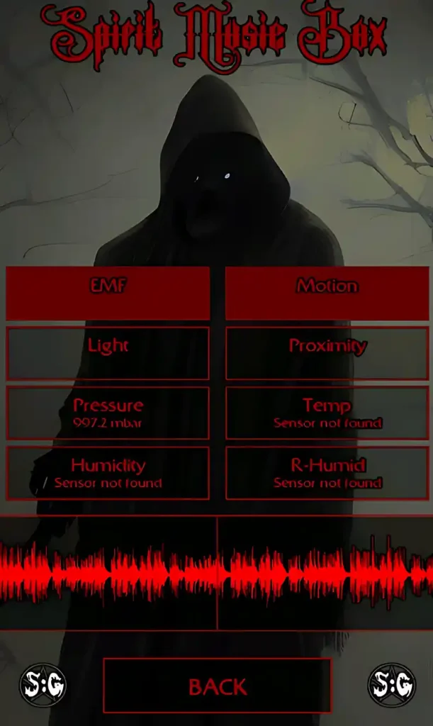 Screenshot of Spirit Music Box