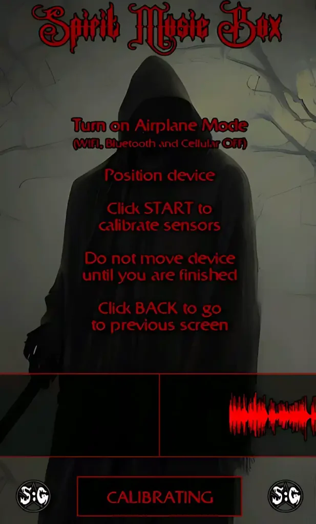 Screenshot of Spirit Music Box