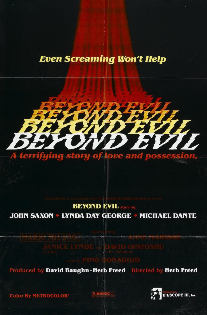 Beyond Evil 1980 Movie Poster