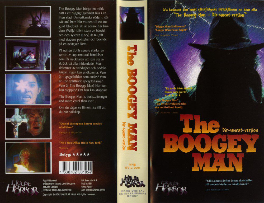 The Boogey Man 1980 VHS Tape insert